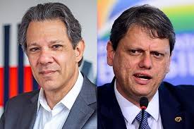 Haddad e Tarcísio disputam “paternidade” de obras em São Paulo